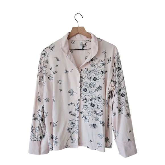 FN by Flora Nikrooz Women's Soft Satin Trim Notch Collar Pajama Set - Picture 2 of 15